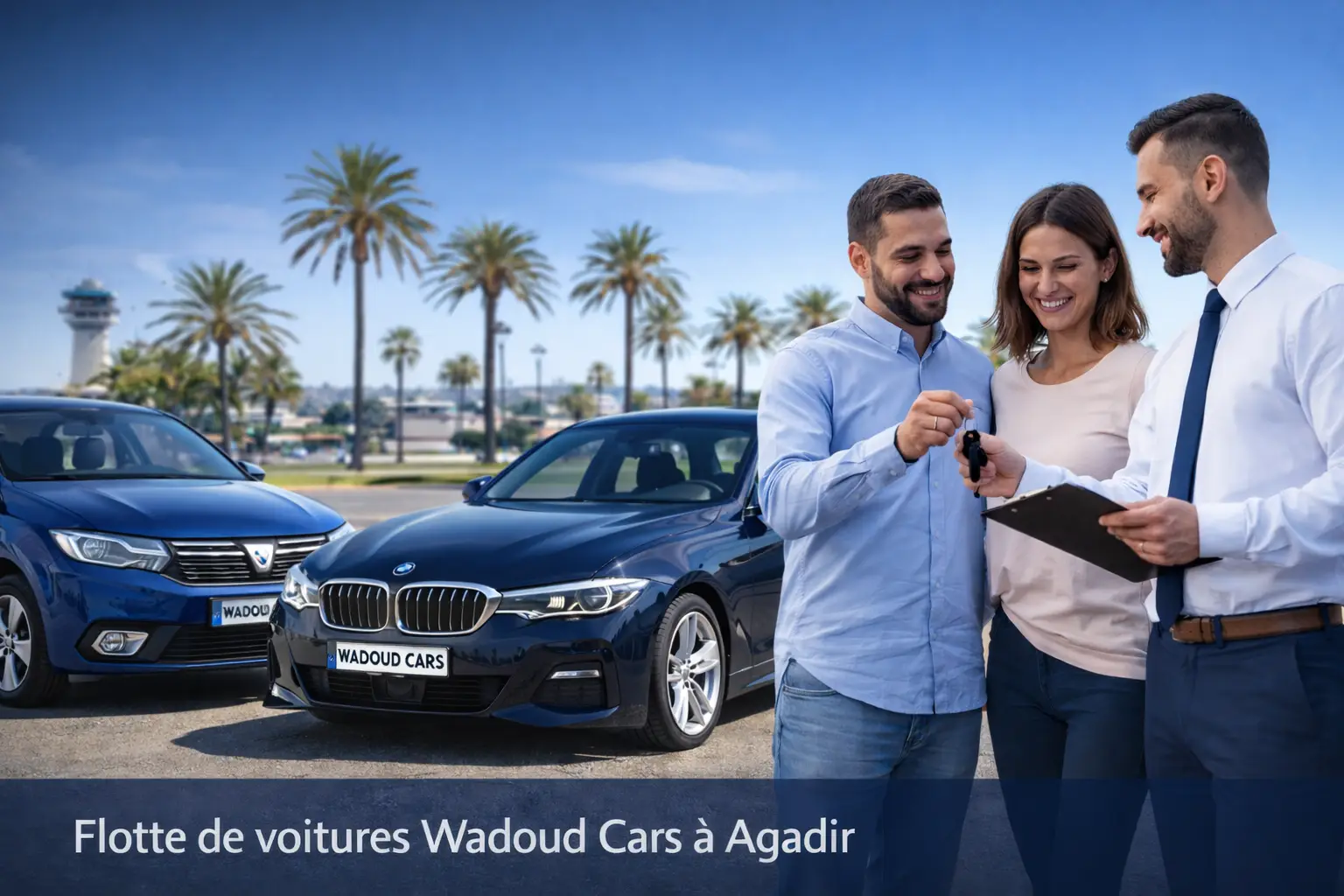 Flotte de voitures Wadoud Cars à Agadir